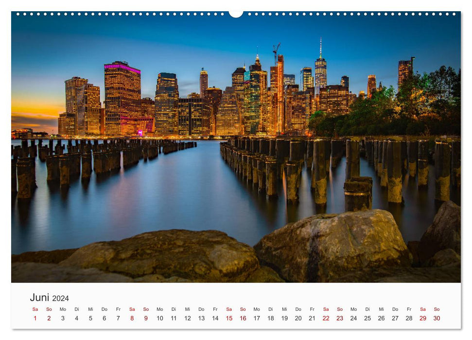 New York - Eine Weltstadt (CALVENDO Premium Wandkalender 2024)