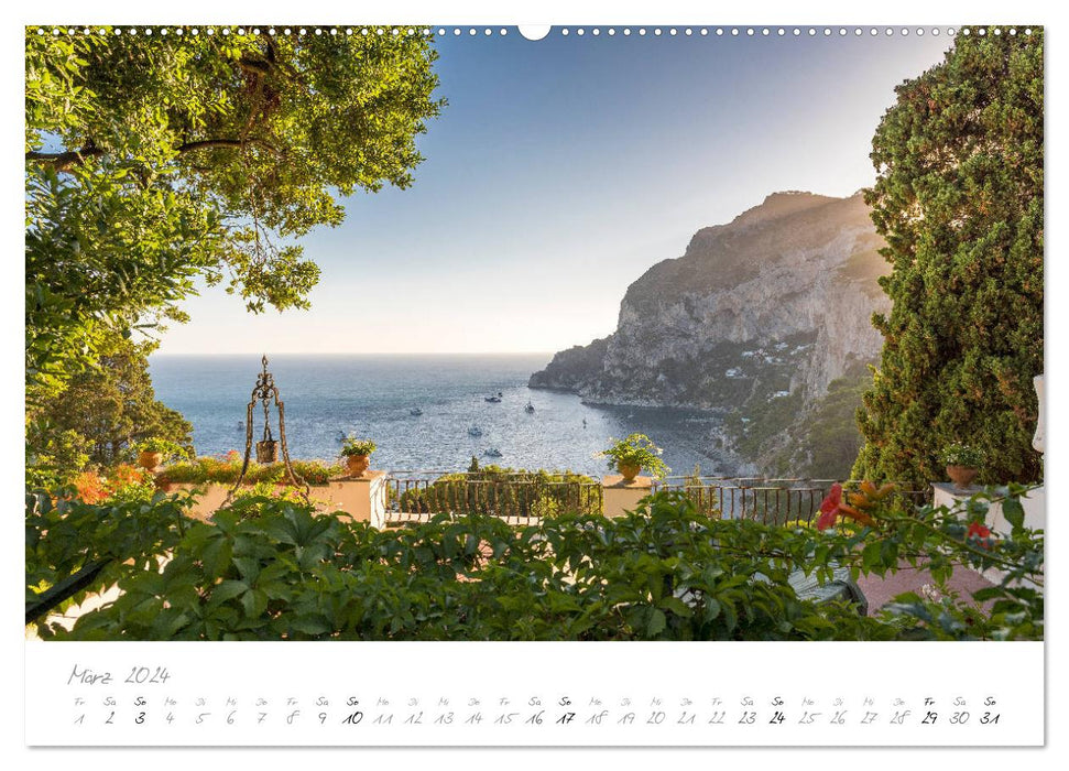 Capri, Insel der Sehnsucht (CALVENDO Wandkalender 2024)