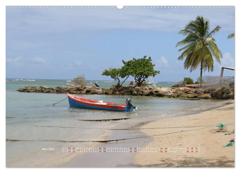 La Martinique - Faszination Karibik (CALVENDO Wandkalender 2024)