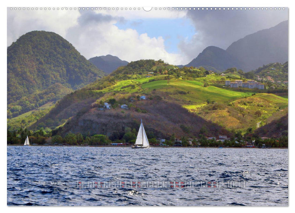 La Martinique - Faszination Karibik (CALVENDO Wandkalender 2024)