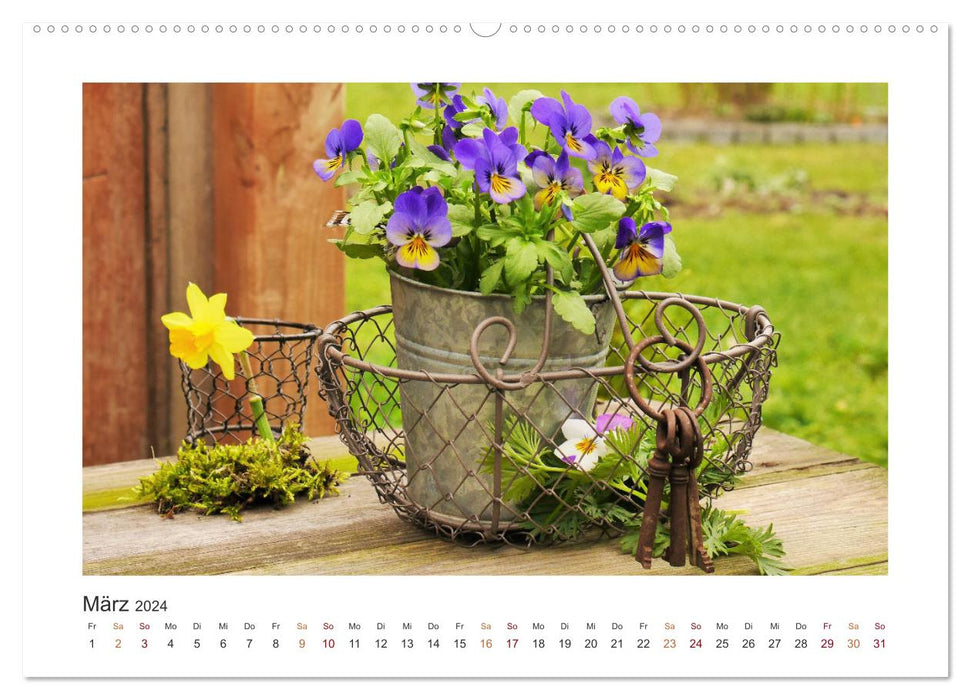 Blumen, Blüten, Dekoliebe (CALVENDO Premium Wandkalender 2024)