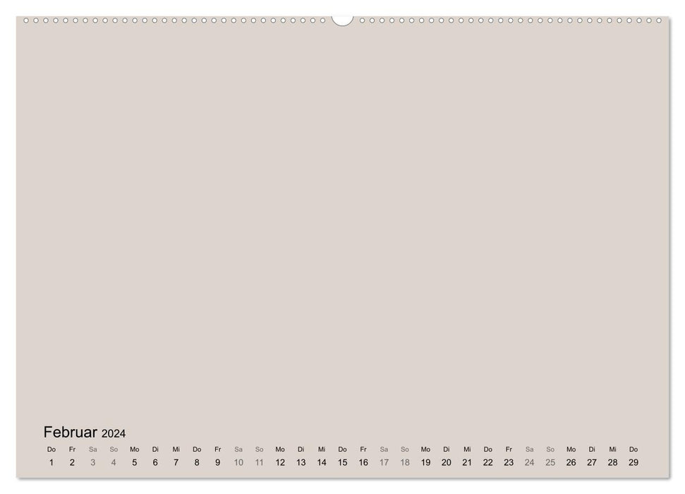 DIY Bastel-Kalender -Erdige Pastell Farben- Zum Selbstgestalten (CALVENDO Wandkalender 2024)