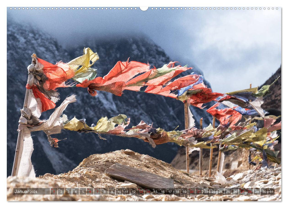 Sikkim - vergessene Perle im Himalaya (CALVENDO Wandkalender 2024)