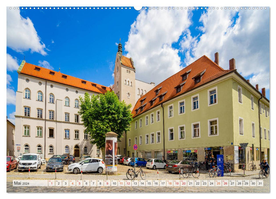Regensburg city views (CALVENDO Premium Wall Calendar 2024) 