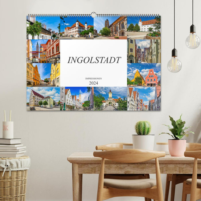 Ingolstadt Impressionen (CALVENDO Wandkalender 2024)