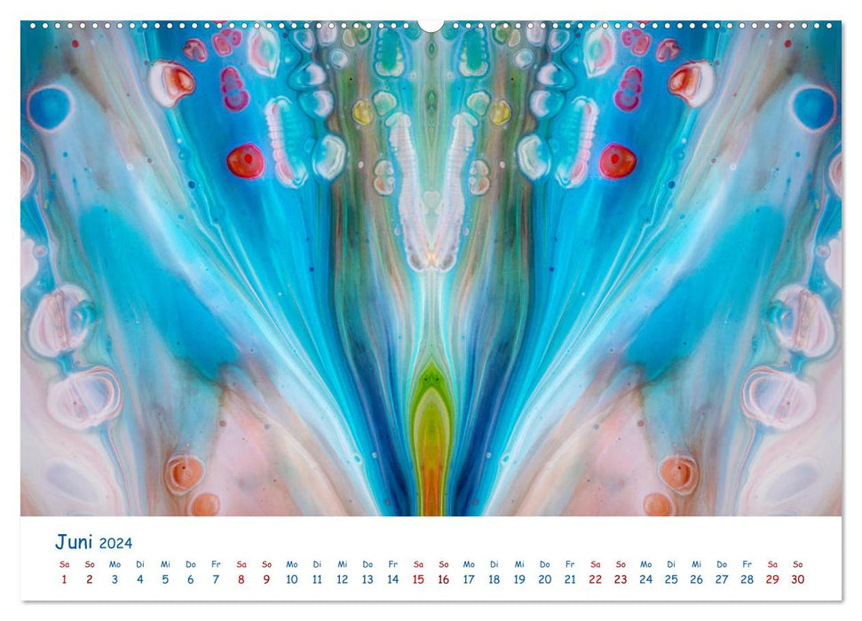 Colors in the Flow (CALVENDO Premium Wall Calendar 2024) 