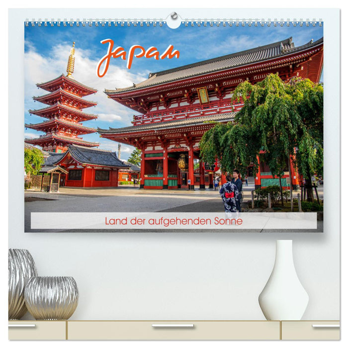 Japan - Land of the Rising Sun (CALVENDO Premium Wall Calendar 2024) 