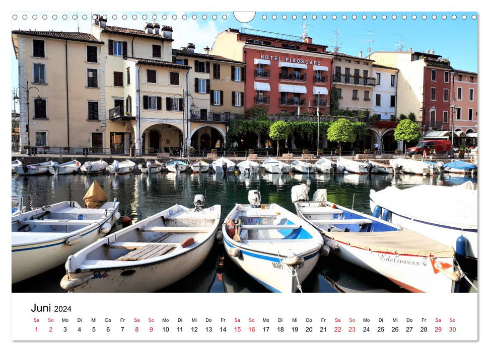Traumhafter Gardasee: Desenzano und Sirmione (CALVENDO Wandkalender 2024)