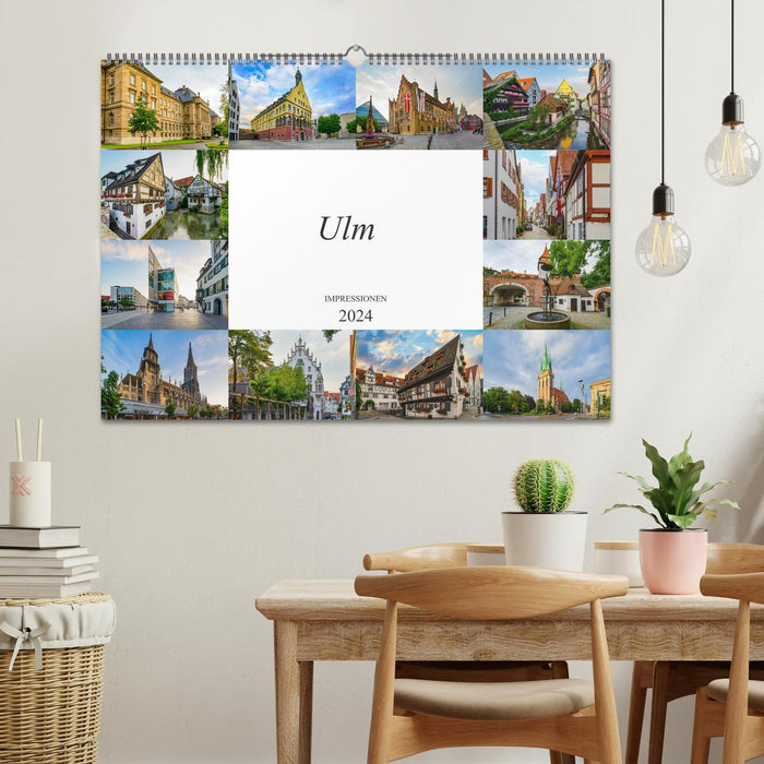 Ulm Impressionen (CALVENDO Wandkalender 2024)