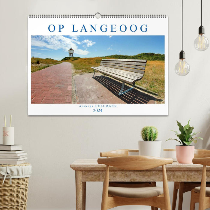 OP LANGEOOG (CALVENDO wall calendar 2024) 