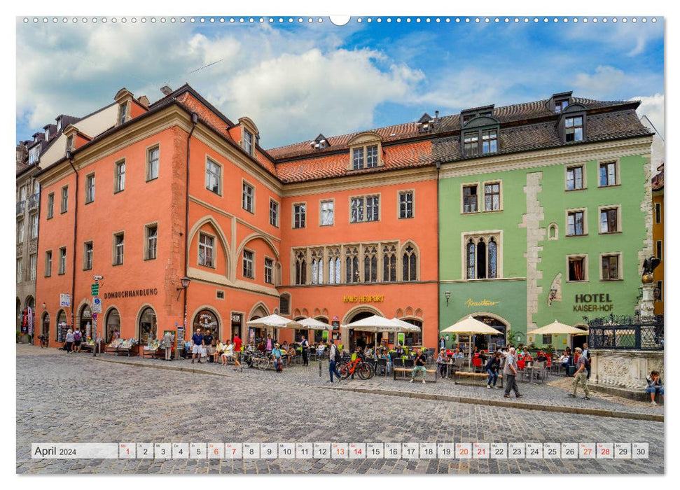 Regensburg Stadtansichten (CALVENDO Wandkalender 2024)