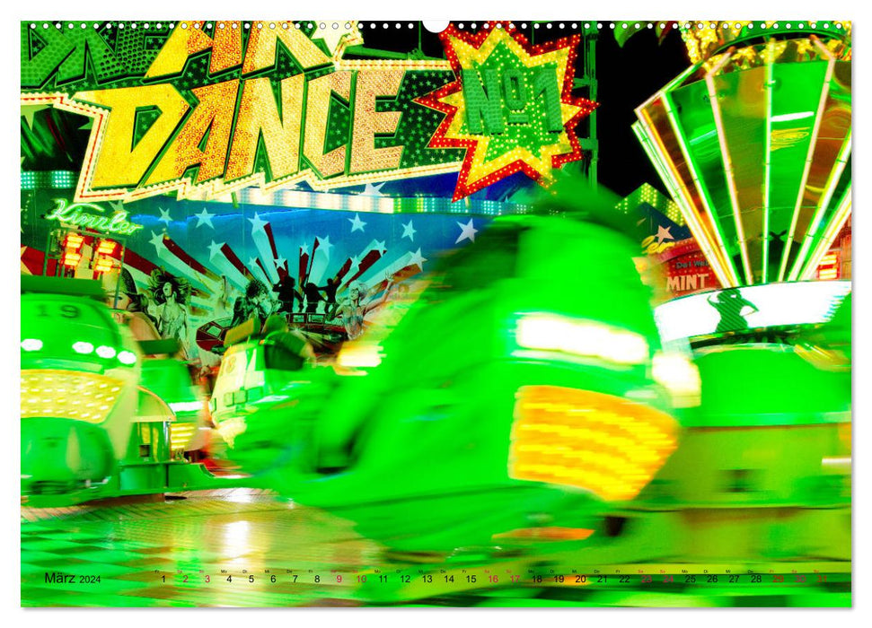 Rhine Fair in Düsseldorf (CALVENDO Premium Wall Calendar 2024) 