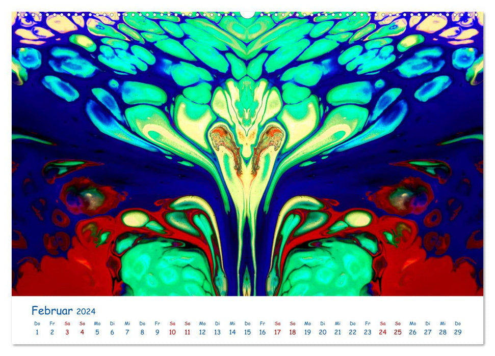 Colors in the flow (CALVENDO wall calendar 2024) 