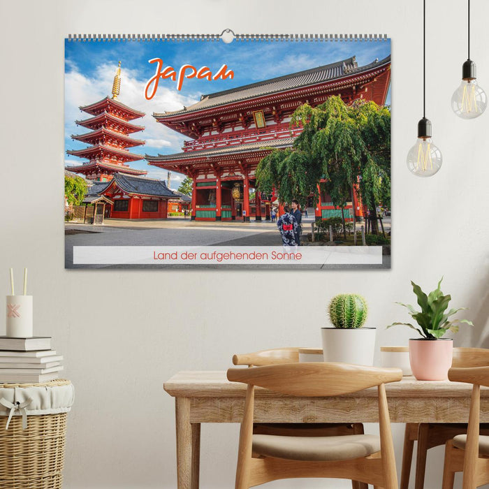 Japan - Land of the Rising Sun (CALVENDO Wall Calendar 2024) 