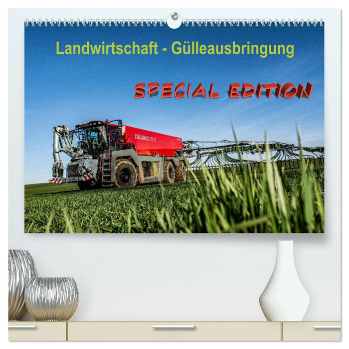 Landwirtschaft - Gülleausbringung (CALVENDO Premium Wandkalender 2024)