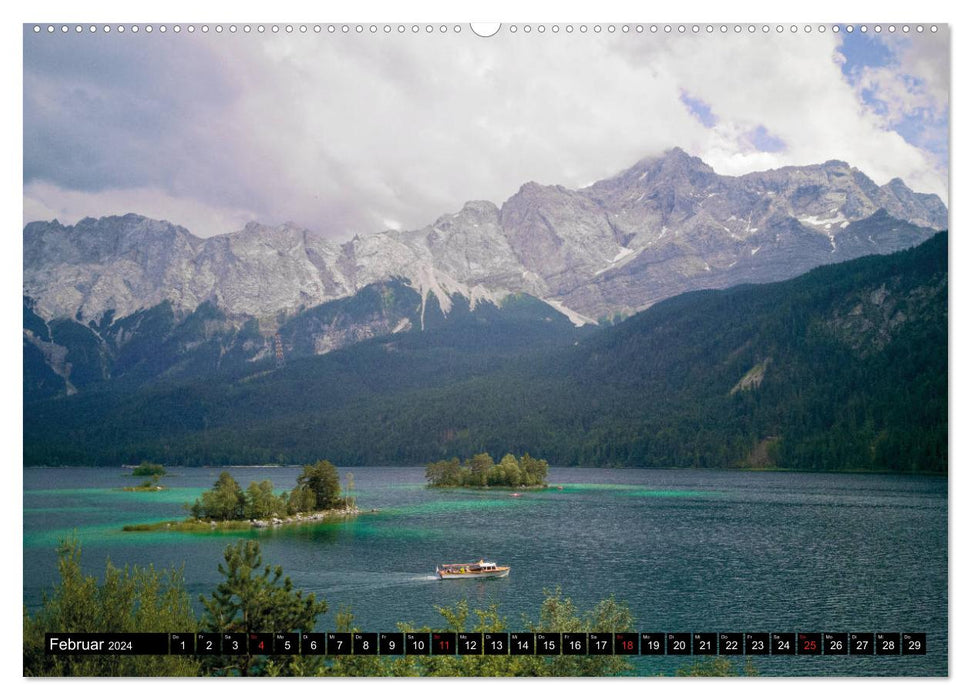 Bavarian fairytale lakes (CALVENDO wall calendar 2024) 