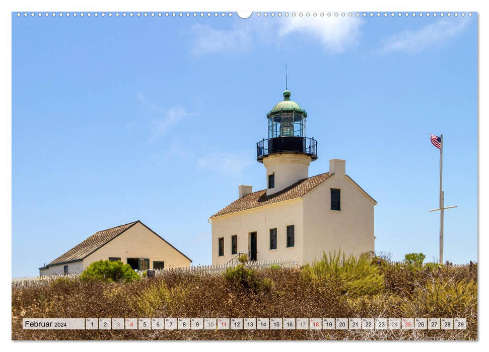 SAN DIEGO idyll and urban impressions (CALVENDO Premium Wall Calendar 2024) 