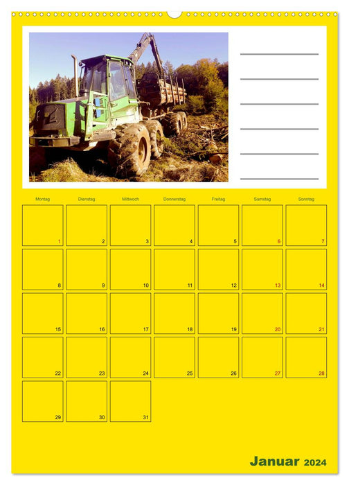 FORWARDER forwarder in use (CALVENDO Premium Wall Calendar 2024) 