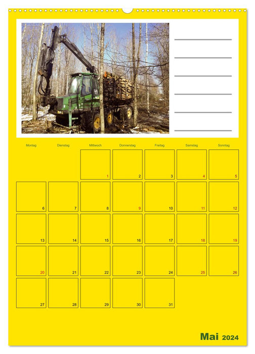 FORWARDER forwarder in use (CALVENDO Premium Wall Calendar 2024) 