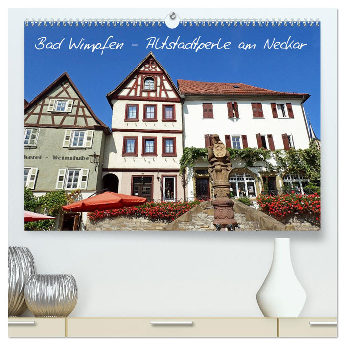 Bad Wimpfen - Altstadtperle am Neckar (CALVENDO Premium Wandkalender 2024)
