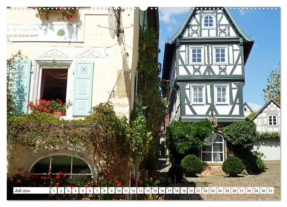 Bad Wimpfen - Old Town Pearl on the Neckar (CALVENDO Premium Wall Calendar 2024) 