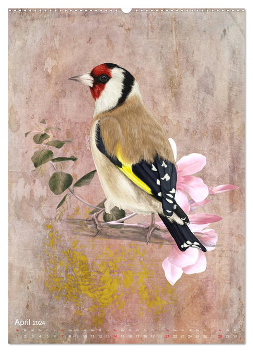 Wonderful fairytale world of birds (CALVENDO wall calendar 2024) 