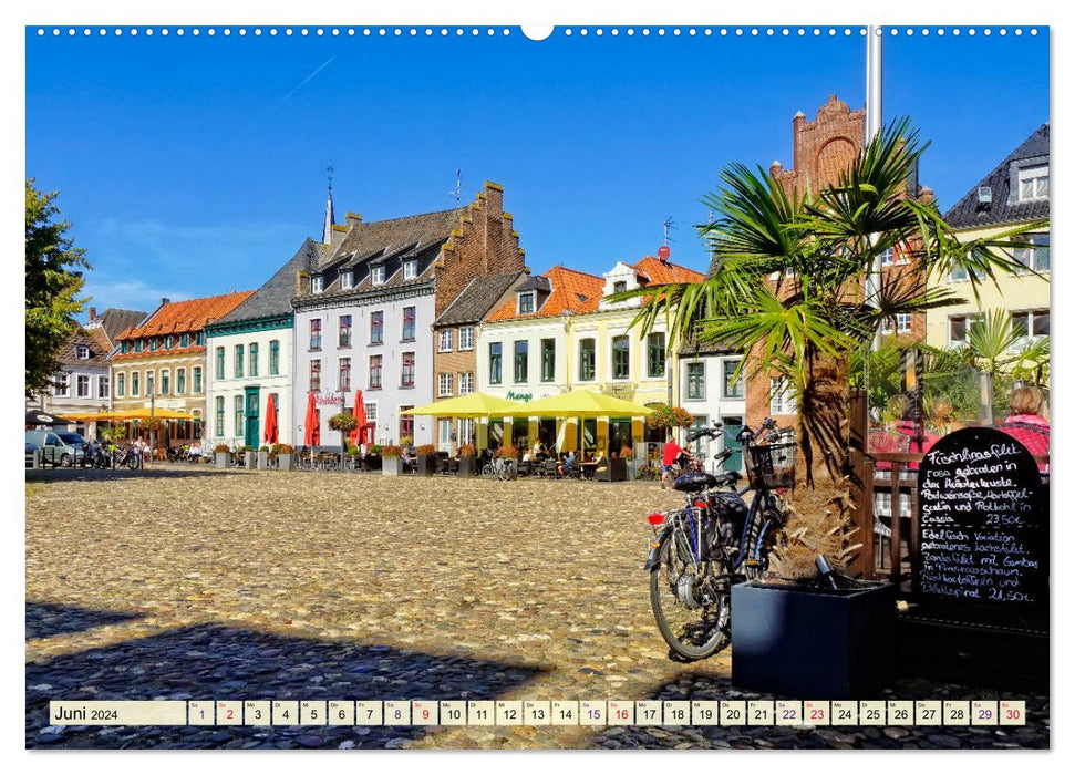 Travel through Germany - Kalkar on the Lower Rhine (CALVENDO Premium Wall Calendar 2024) 