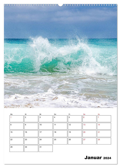 Boa Vista - die „Perle“ der Kapverden (CALVENDO Premium Wandkalender 2024)