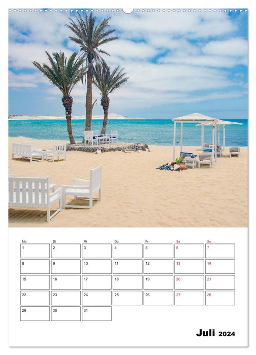 Boa Vista - the “pearl” of Cape Verde (CALVENDO Premium Wall Calendar 2024) 