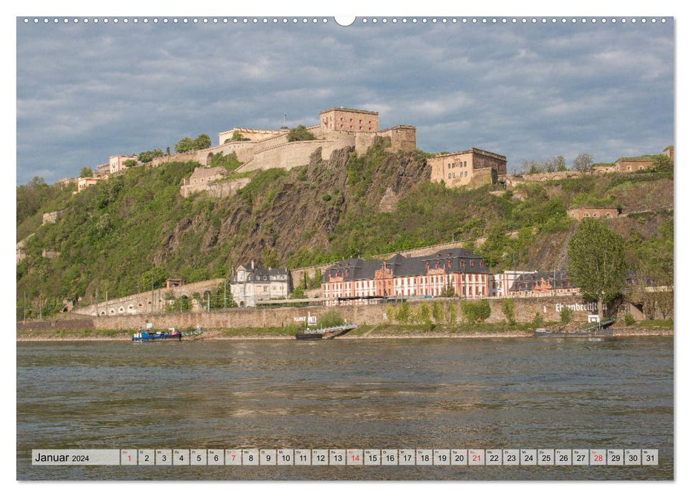 Koblenz Impressionen (CALVENDO Wandkalender 2024)