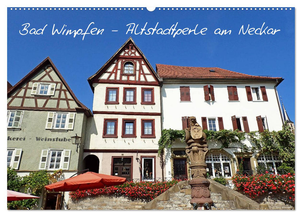 Bad Wimpfen - perle de la vieille ville du Neckar (calendrier mural CALVENDO 2024) 