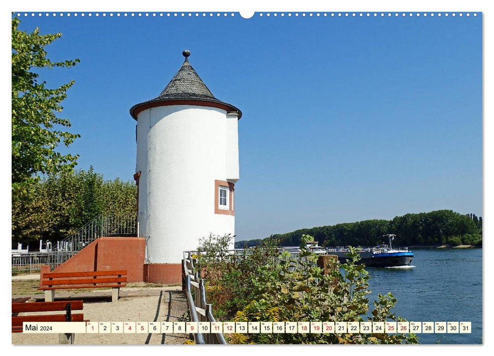 Worms am Rhein – Cathédrale Impériale et Saga des Nibelungen (Calvendo Premium Wall Calendar 2024) 