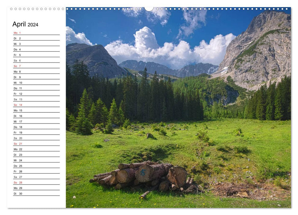 In the land of mountains (CALVENDO Premium Wall Calendar 2024) 