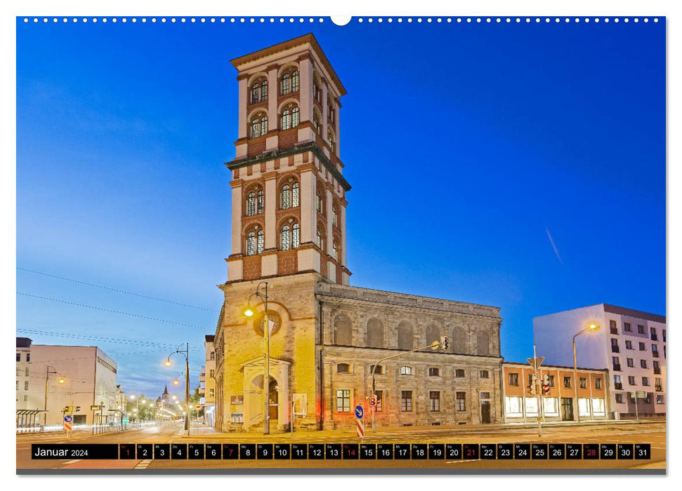 DESSAU - Eine Stadt mit vielen Gesichtern (CALVENDO Premium Wandkalender 2024)