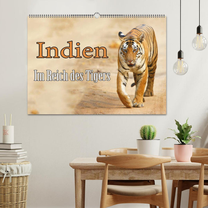 Inde - Au royaume du tigre (Calendrier mural CALVENDO 2024) 