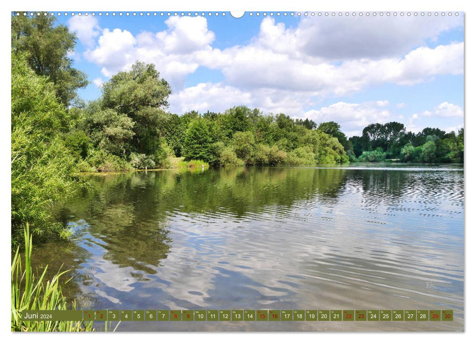 Hanovre et ses environs - lacs pittoresques (Calendrier mural CALVENDO Premium 2024) 