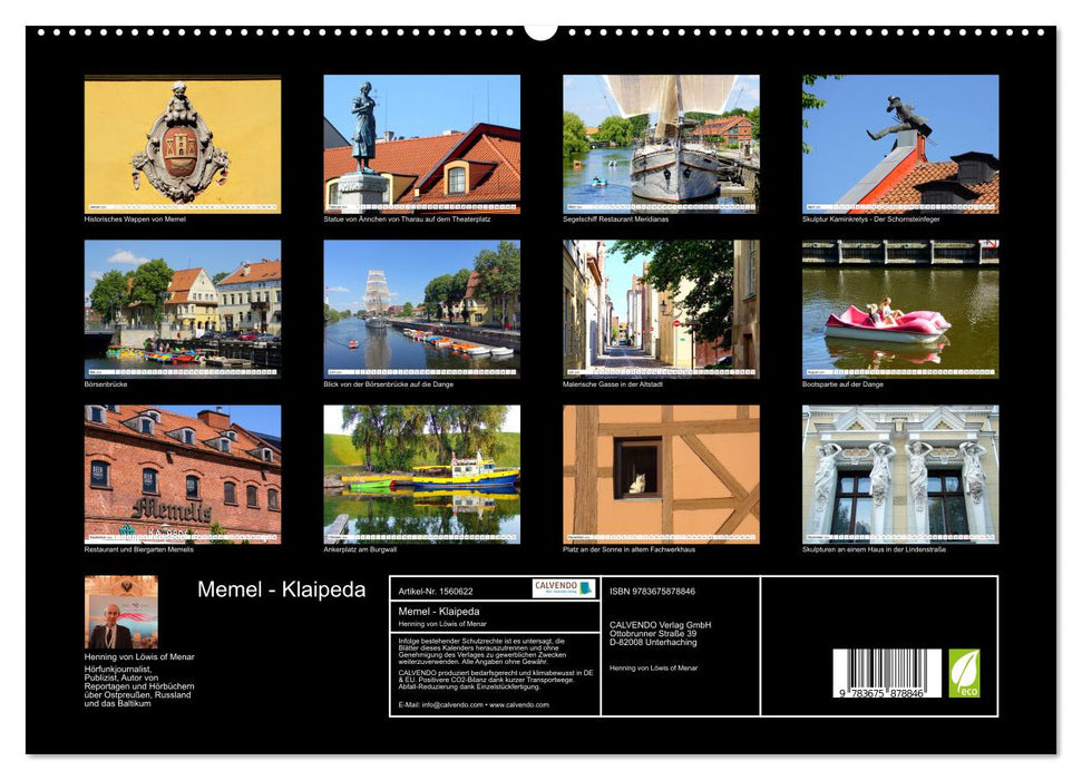 Memel - Klaipeda. Litauens Fenster zum Meer (CALVENDO Premium Wandkalender 2024)