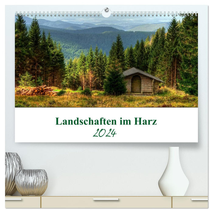 Landschaften im Harz (CALVENDO Premium Wandkalender 2024)