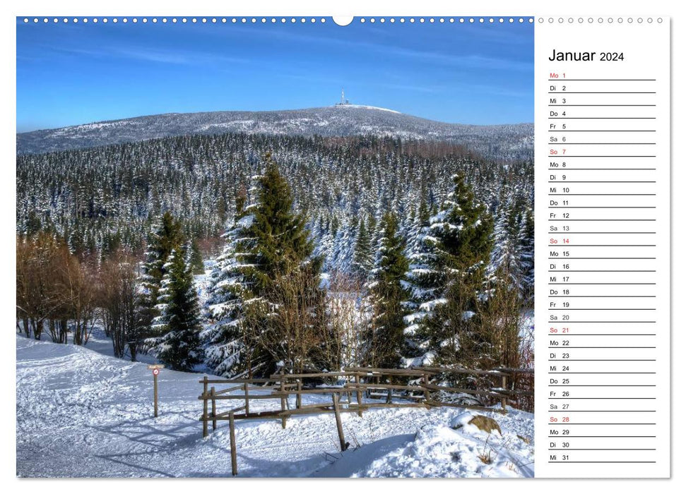 Landschaften im Harz (CALVENDO Premium Wandkalender 2024)