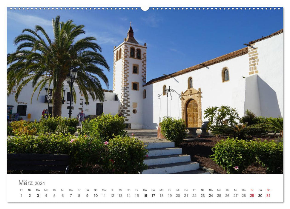 Fuerteventura - die Wüsteninsel der Kanaren (CALVENDO Premium Wandkalender 2024)