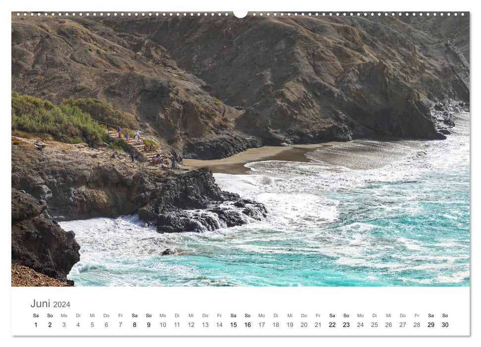 Fuerteventura - die Wüsteninsel der Kanaren (CALVENDO Premium Wandkalender 2024)