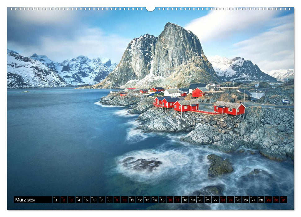 Lofoten Inselzauber (CALVENDO Premium Wandkalender 2024)