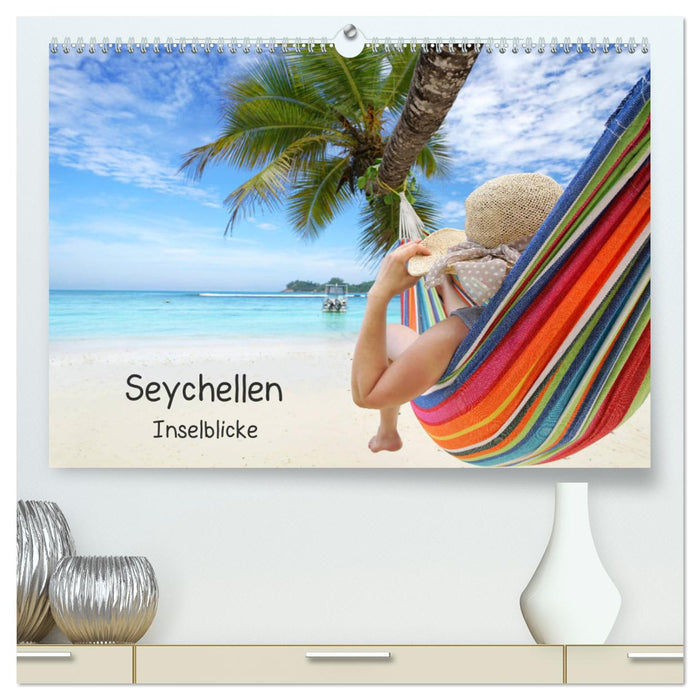 Seychellen Inselblicke (CALVENDO Premium Wandkalender 2024)