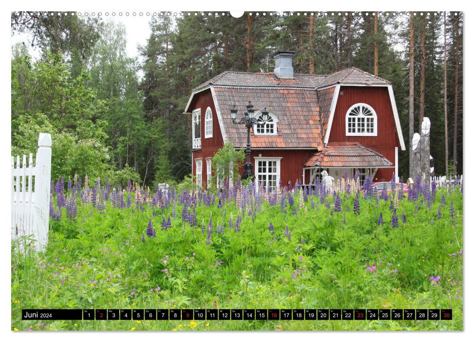 Sommer in Schwedens Lappland (CALVENDO Wandkalender 2024)