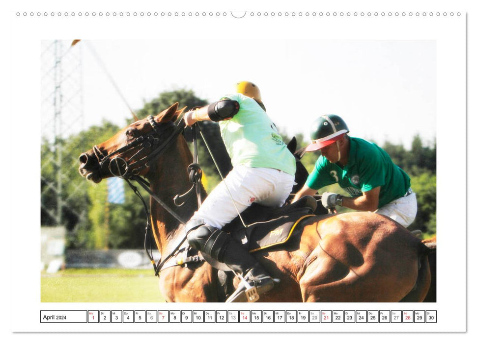 Pferdesport Polo (CALVENDO Premium Wandkalender 2024)