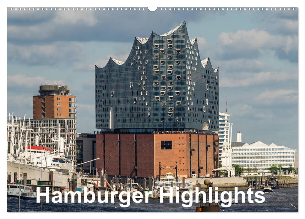 Hamburger Highlights (CALVENDO Wandkalender 2024)