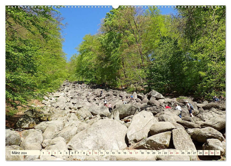 Die Bergstraße - Sehenswerte Städte, Natur und weite Ausblicke (CALVENDO Wandkalender 2024)