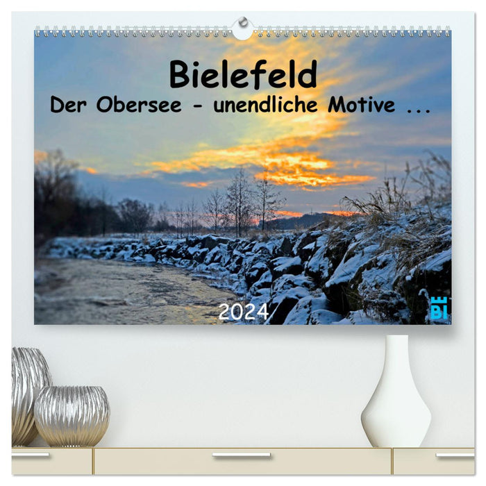 Bielefeld - Der Obersee - unendliche Motive... (CALVENDO Premium Wandkalender 2024)