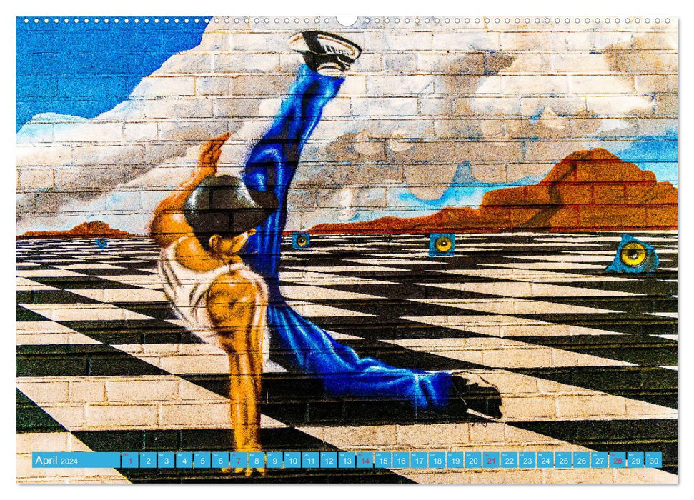 Street art Köln Michael Jaster (CALVENDO Wandkalender 2024)