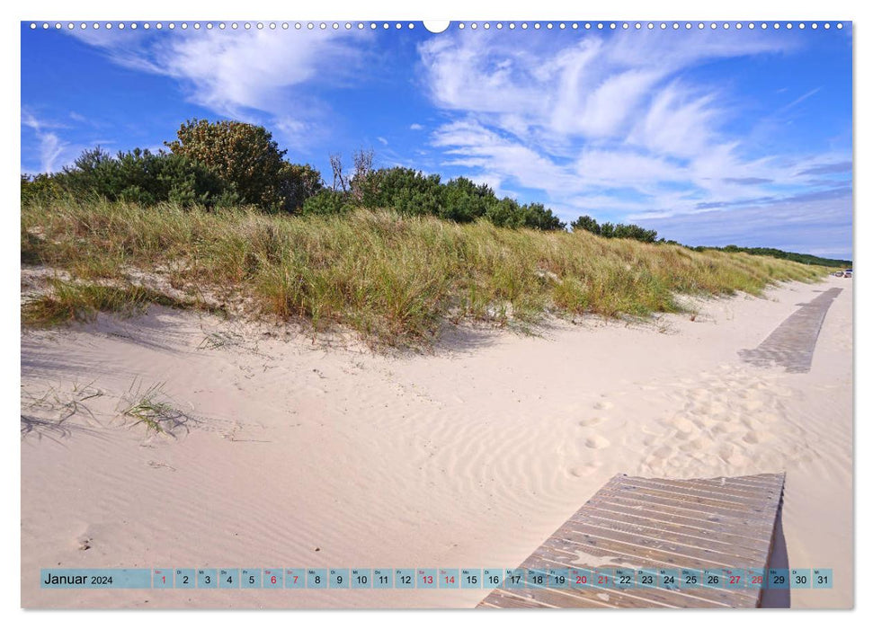Urlaub an der Ostsee (CALVENDO Premium Wandkalender 2024)